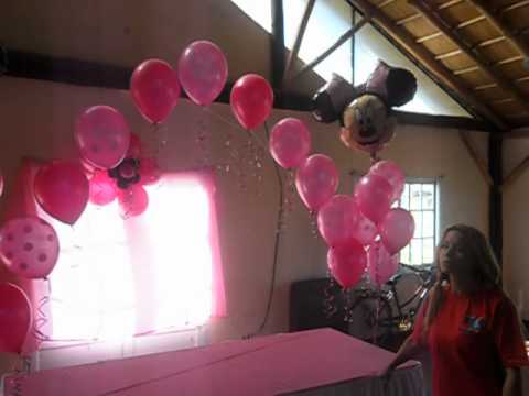 ARCO DE GAS HELIO MINNIE MOUSE POR GRACIELA SANABRIA .AVI - YouTube