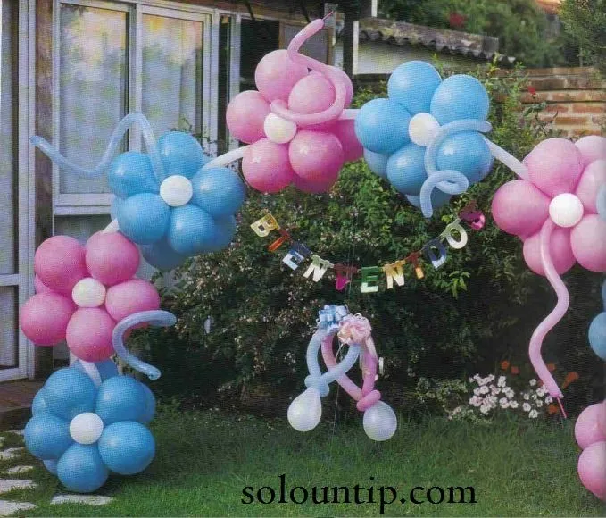 Como hacer un arco de globos para fiesta infantil ~ Solountip.com