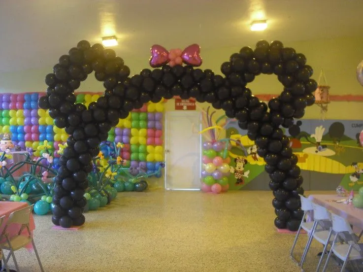 Arco con globos Mickey Mouse - Imagui