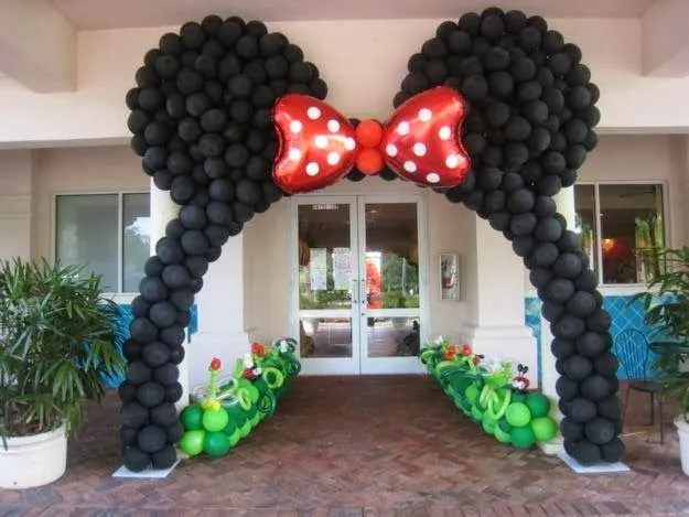Arcos de globos de la mimi - Imagui