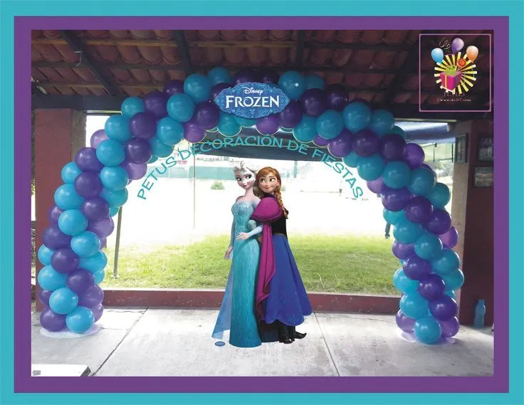 Arco de Globos Tema: Frozen | Decoración con Globos | Pinterest ... Arco de Globos Tema: Frozen | Decoración con Globos | Pinterest ...