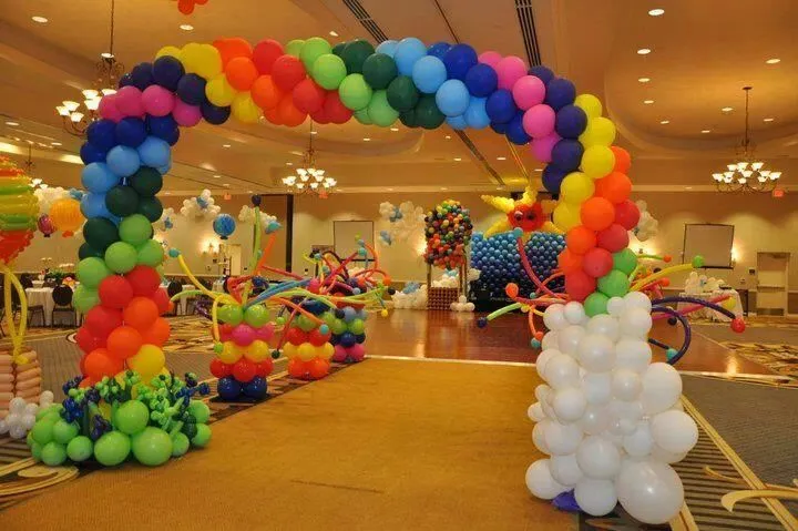 Arco iris arco con globos | arco iris | Pinterest | Irises