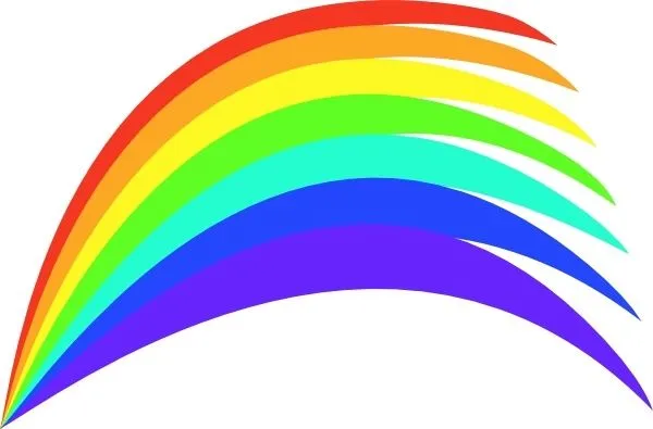 Arco iris de clipart Vector de imágenes prediseñadas - vectores ...