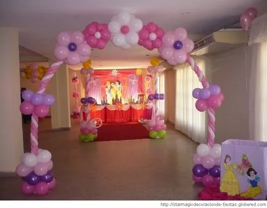 arco sencillo de globos | Barbie birthday party | Pinterest ...