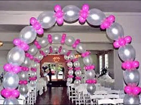 COMO HACER ARCOS DE GLOBOS - YouTube