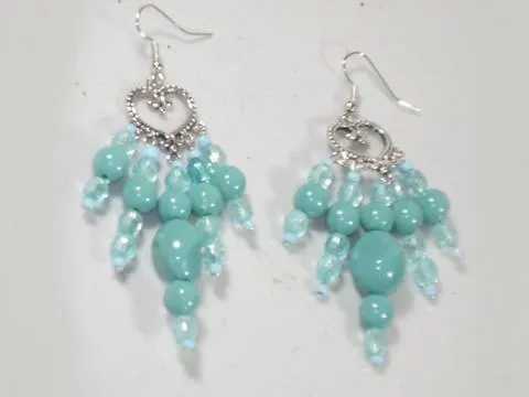 Como hacer unos aretes estilo mediterraneo - YouTube