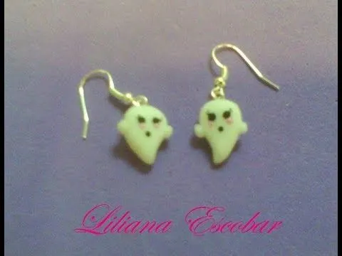 Aretes fantasmitas en porcelanicrón - Fantasmas en Porcelana fría ... Aretes fantasmitas en porcelanicrón - Fantasmas en Porcelana fría ...
