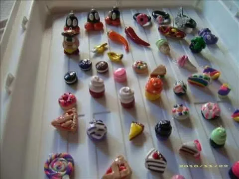 aretes, llaveritos ,pendientes y mas de arcilla polimerica. - YouTube aretes, llaveritos ,pendientes y mas de arcilla polimerica. - YouTube