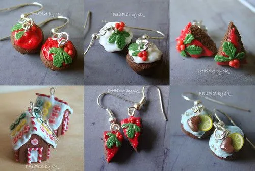 Aretes de pasta flexible navideños - LA CASITA DE MABELY - Gabitos Aretes de pasta flexible navideños - LA CASITA DE MABELY - Gabitos