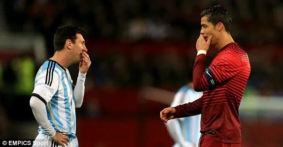 Argentina vs Portugal: Lionel Messi and Cristiano Ronaldo taken ... Argentina vs Portugal: Lionel Messi and Cristiano Ronaldo taken ...