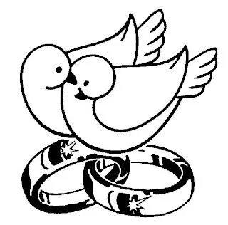 Argollas de matrimonio dibujo - Imagui