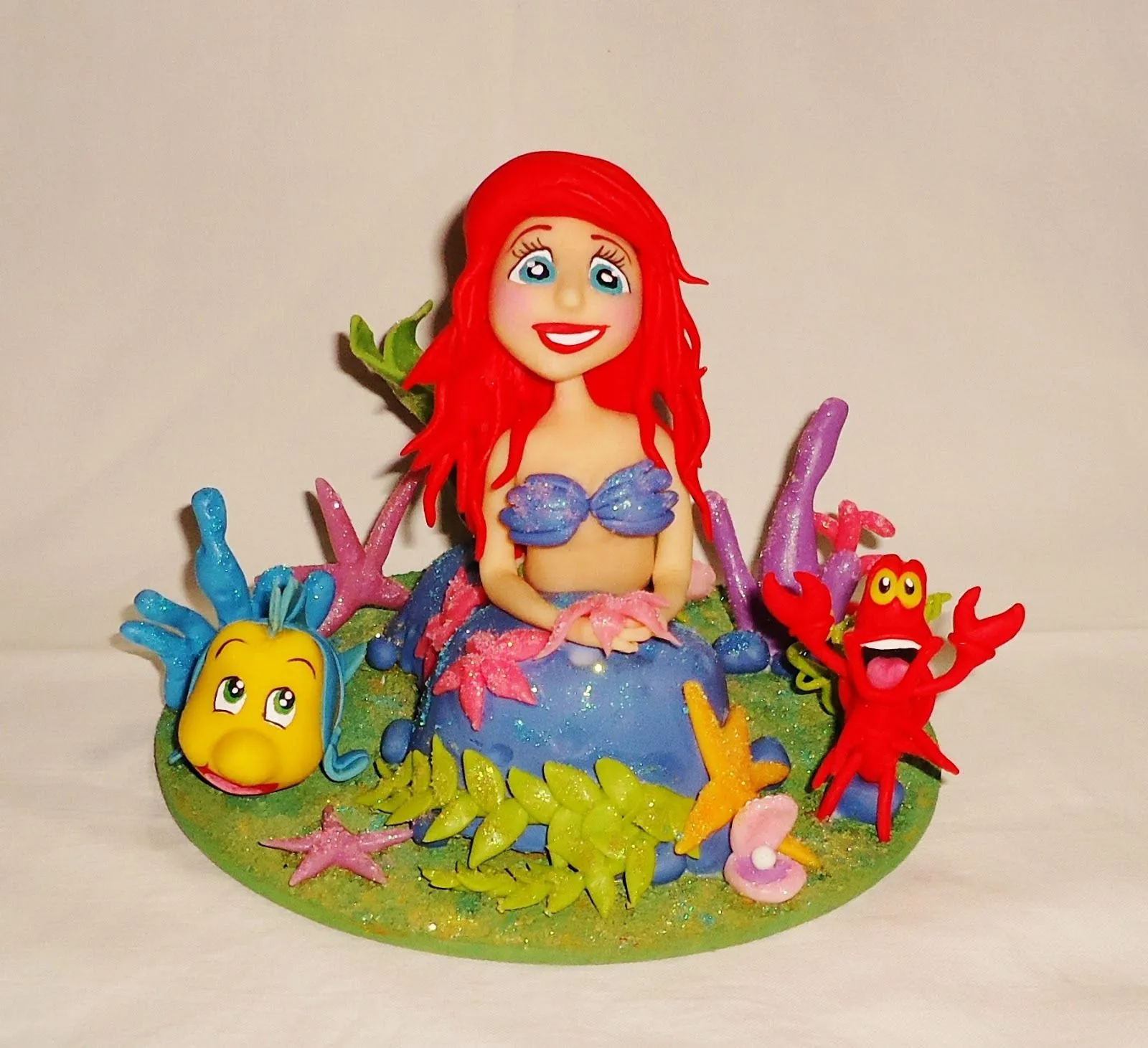 Ariel, La Sirenita | Akelarre Arte..Adornos de Torta y Souvenirs
