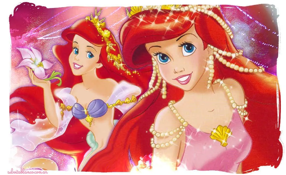 Ariel La Sirenita | the little mermaid | IMÁGENES | láminas tamaño xl
