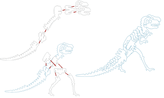 Armables para hacer dinosaurios Armables para hacer dinosaurios