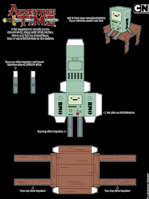 PaperCrafts & Origami: Papercraft: Hora de Aventura PaperCrafts & Origami: Papercraft: Hora de Aventura