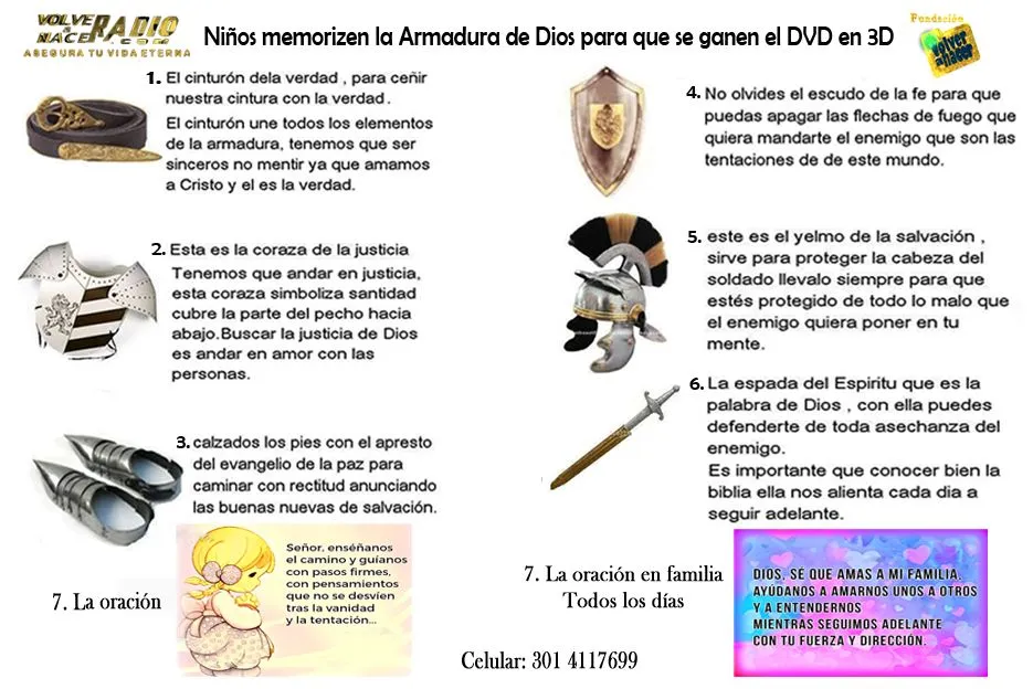 la Armadura de Dios para imprimir y recortar – Fundación Volver a Nacer la Armadura de Dios para imprimir y recortar – Fundación Volver a Nacer