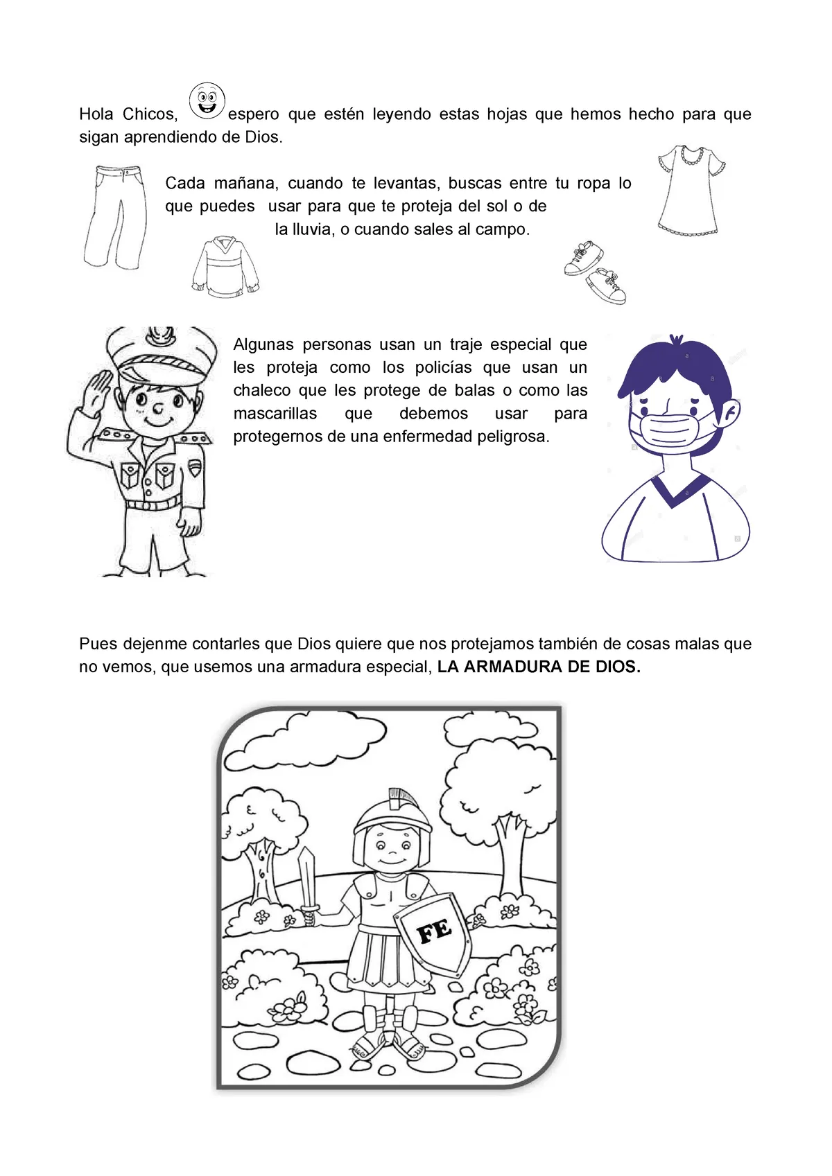 Armadura de Dios - para niños de escuela dominical - Hola Chicos, espero que estén leyendo estas - Studocu Armadura de Dios - para niños de escuela dominical - Hola Chicos, espero que estén leyendo estas - Studocu