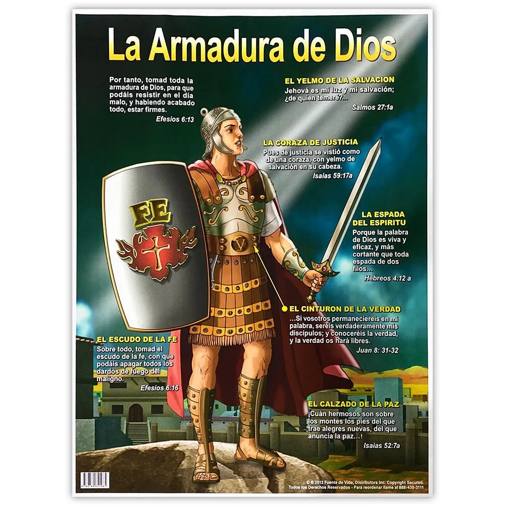 Armadura de Dios poster libro – Libreria Maranatha Armadura de Dios poster libro – Libreria Maranatha