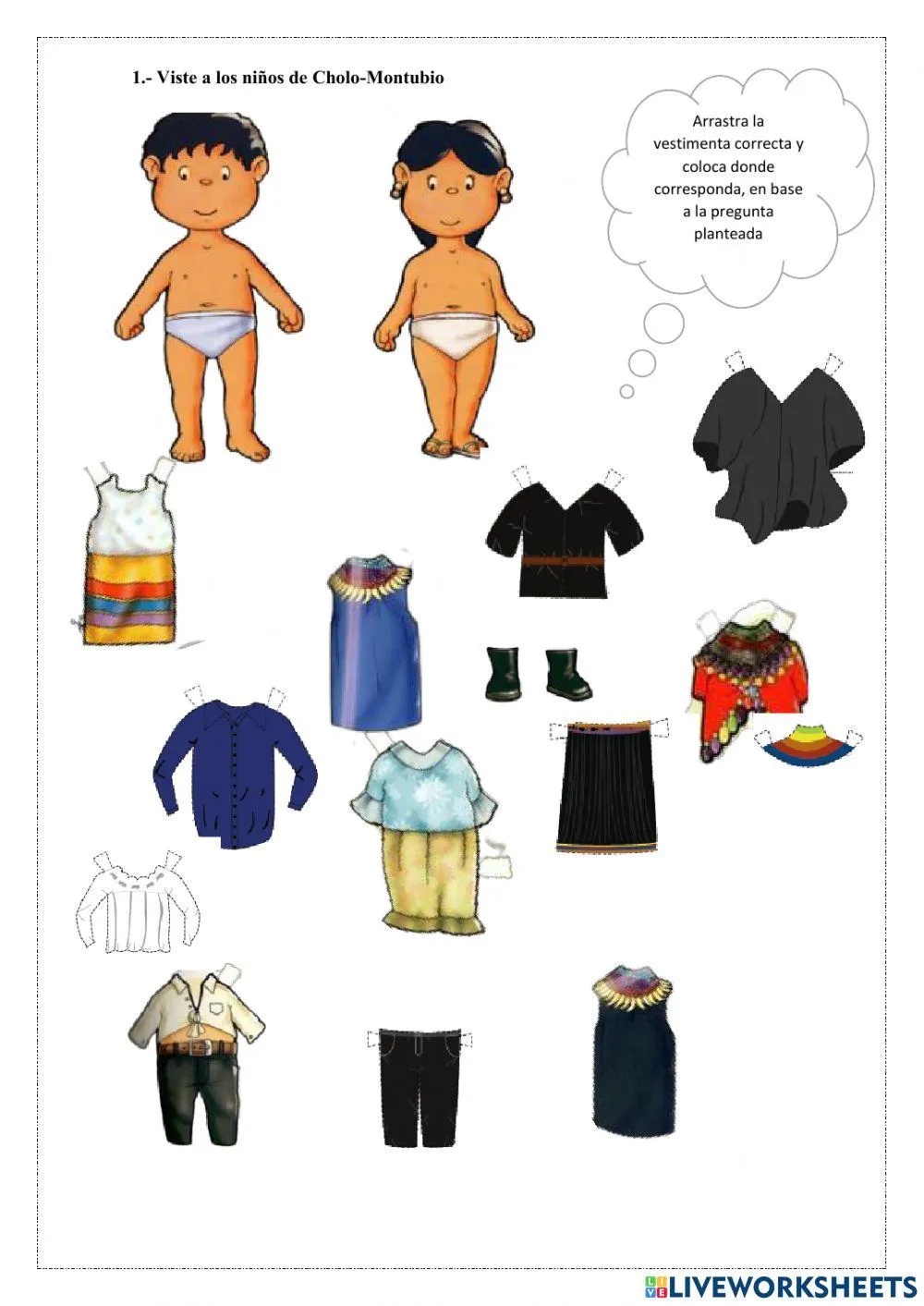 Armando cucas trajes tipicos worksheet | Live Worksheets Armando cucas trajes tipicos worksheet | Live Worksheets