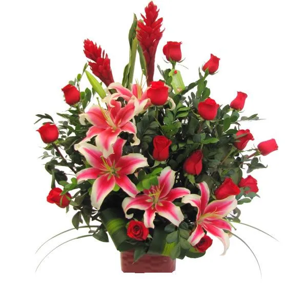 Armonia de Rosas y Liliums | Regalos para Enamorados | Regalos ...