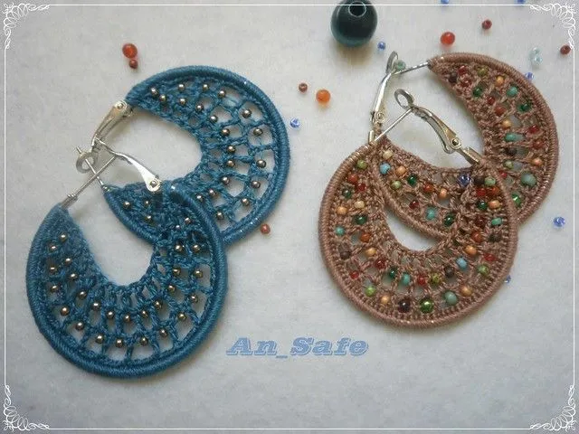 Aros de ganchillo - Imagui