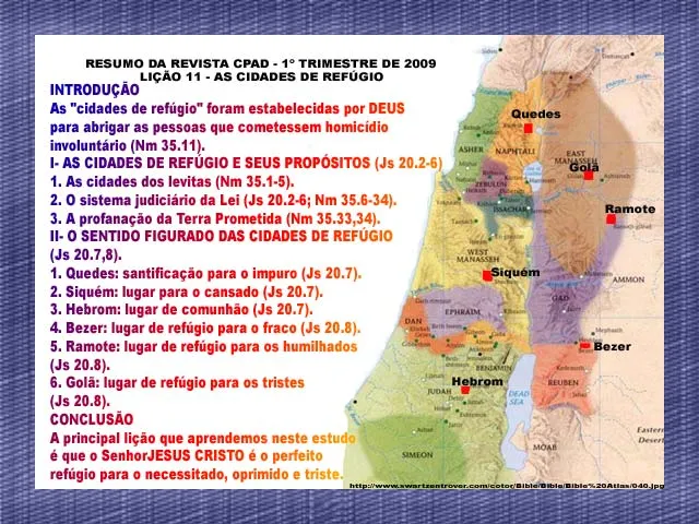 ARQUEOLOGIA E TEOLOGIA : Rompendo com o paradigma da "cidade refúgio"