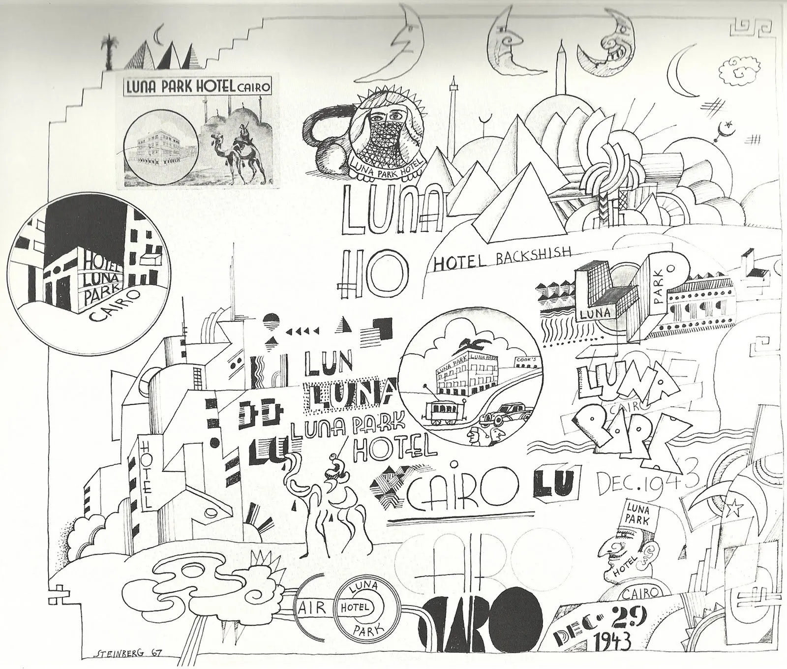 Arquitectamos locos?: Más dibujos de Steinberg Arquitectamos locos?: Más dibujos de Steinberg