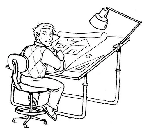 ARQUITECTO DIBUJO PARA COLOREAR | Dibujos para colorear ARQUITECTO DIBUJO PARA COLOREAR | Dibujos para colorear