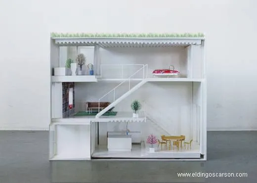 Arquitectura de Casas: Casa cúbica urbana entre medianeras en Suecia. Arquitectura de Casas: Casa cúbica urbana entre medianeras en Suecia.
