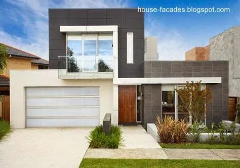 Arquitectura de Casas: Las fachadas de las viviendas.