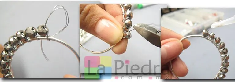 Como hacer arracadas con piedras