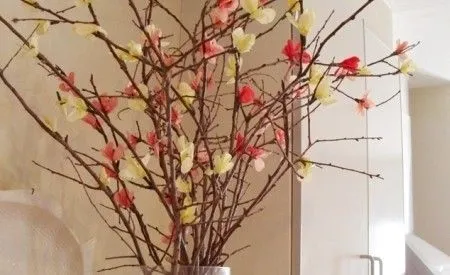 Cómo hacer un arreglo o decoración con ramas secas | Ahorradoras.com Cómo hacer un arreglo o decoración con ramas secas | Ahorradoras.com