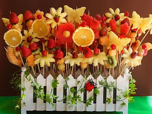 Arreglo de mesa con frutas | Manualidades faciles Arreglo de mesa con frutas | Manualidades faciles