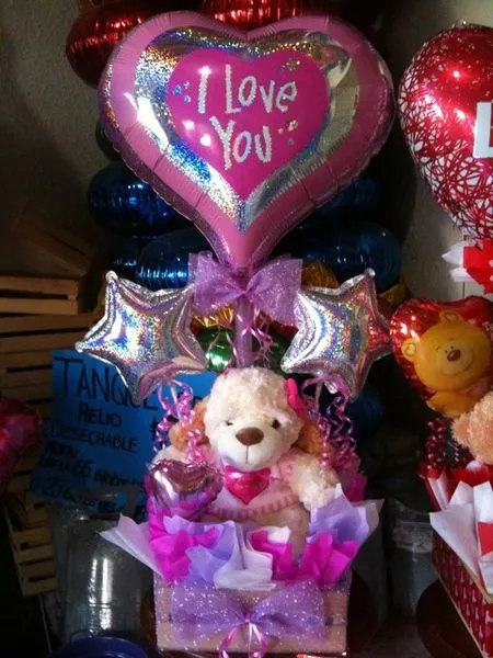 Arreglos con globos y peluches - Imagui