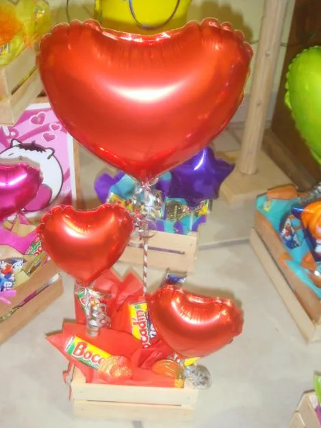 Imágenes de adornos con globos para el 14 de febrero - Imagui