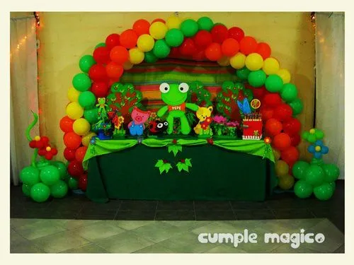 Arreglo para cumpleaños de sapo pepe - Imagui