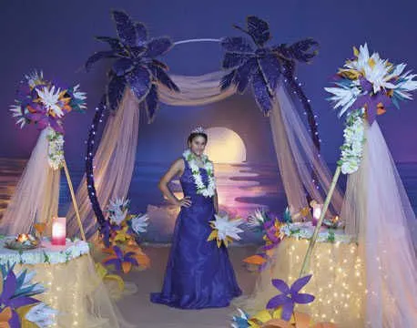 Opciones de decoración para fiesta de 15 en la playa | Chica de 15