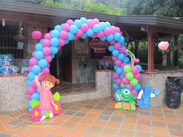 Decoración de fiesta de monster - Imagui