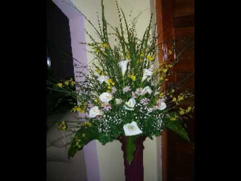 ARREGLOS FLORALES para EVENTOS cloke deco - YouTube