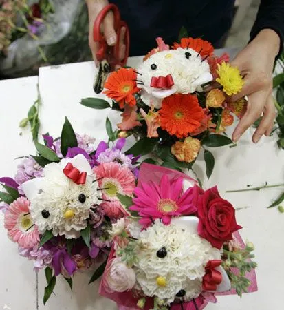 Arreglos florales Hello Kitty | Angel o Demonio Arreglos florales Hello Kitty | Angel o Demonio
