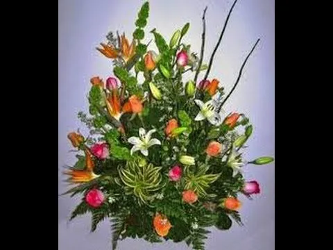 COMO HACER ARREGLOS FLORALES NATURALES - YouTube