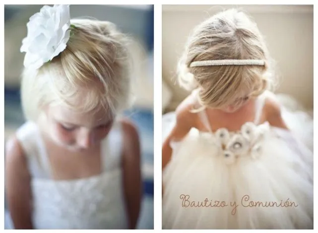 arreglos florales para el pelo | Bautizo y Comunion arreglos florales para el pelo | Bautizo y Comunion
