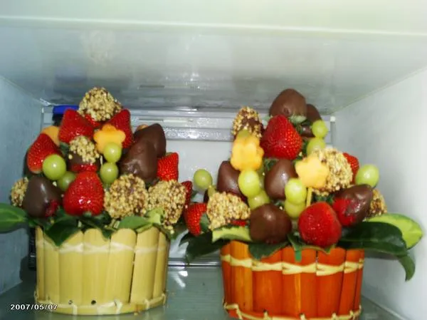 Arreglos de frutas para bautizo - Imagui