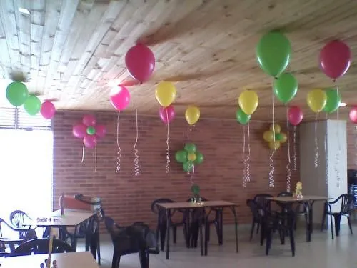 Arreglos con globos con helio - Imagui