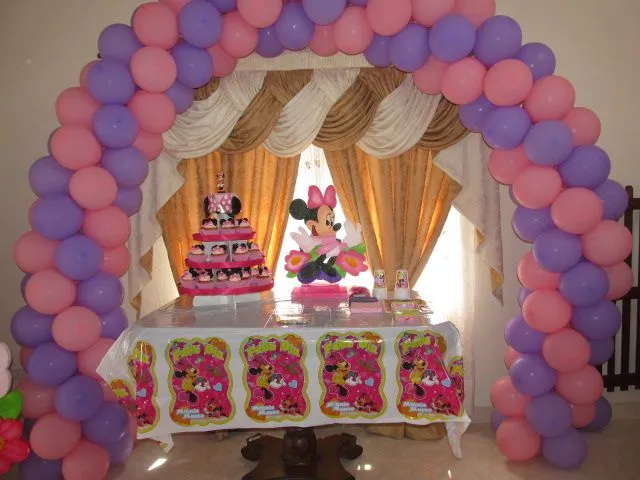 Decoración de globos de la mimi - Imagui