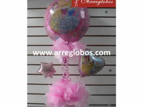 arreglos con globos moños y listones PlayList