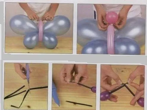 Como hacer una mariposa de globos paso a paso - Imagui Como hacer una mariposa de globos paso a paso - Imagui
