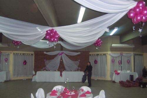 Arreglos de globos y telas - Imagui
