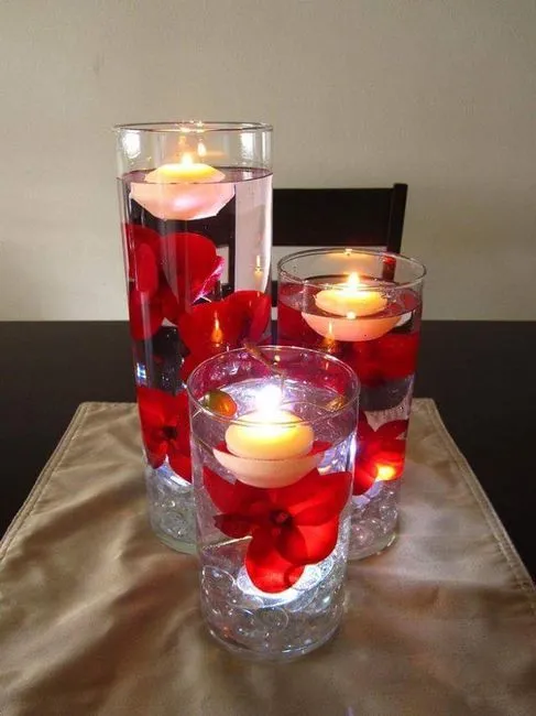 Arreglos de mesa con agua y velas - Foro Antes de la boda - bodas ... Arreglos de mesa con agua y velas - Foro Antes de la boda - bodas ...