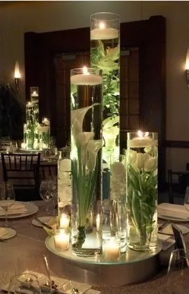 Centros de mesa para boda de alcatraces - Imagui